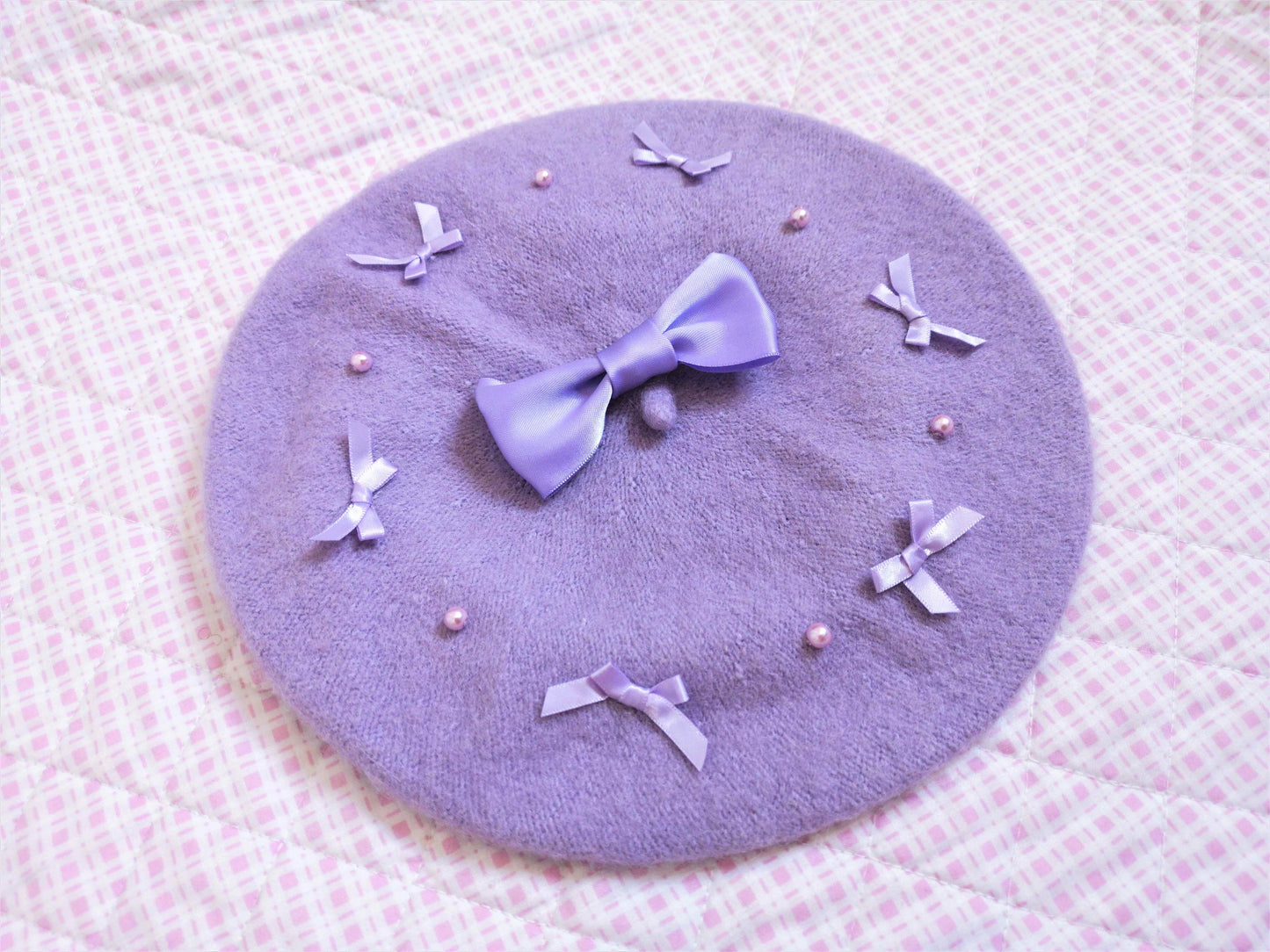 Lavender Kawaii Lolita Beret