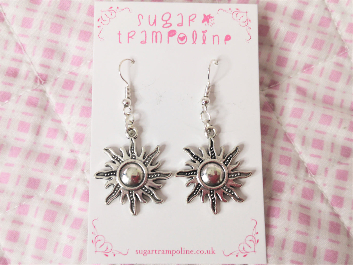 Silver Sunshine Earrings