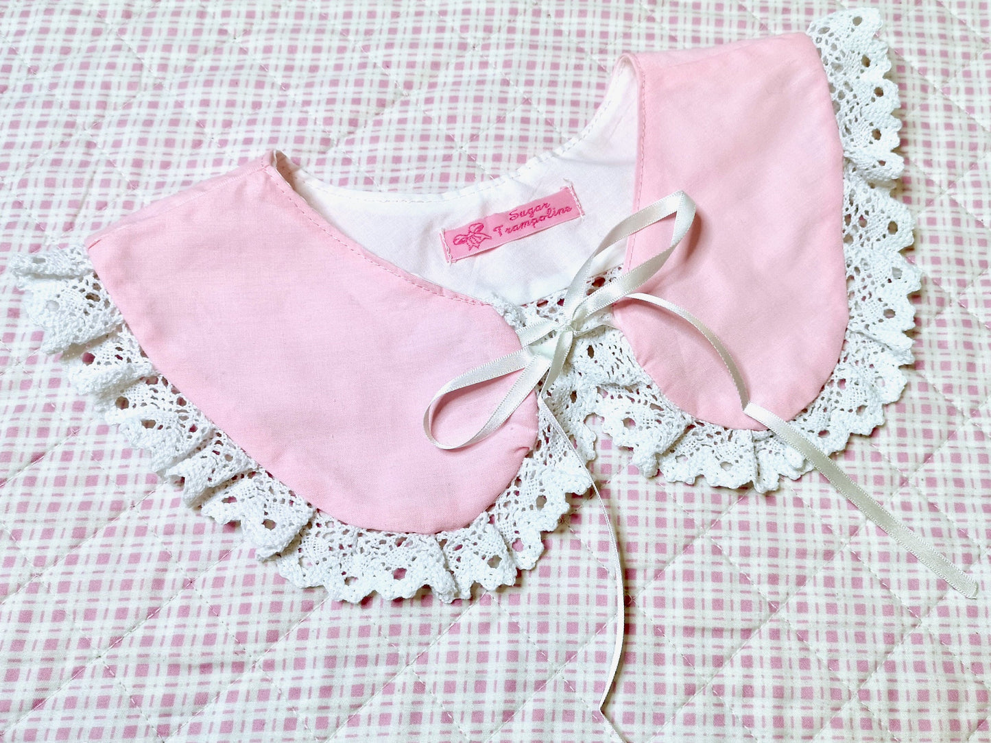 Pink x White Kawaii Detachable Collar