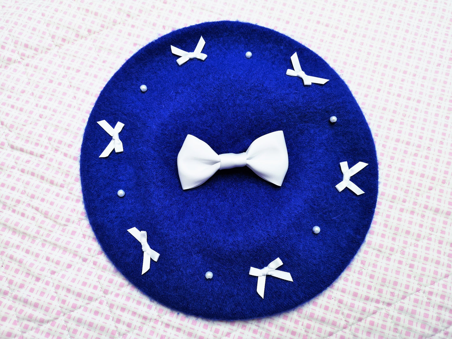 Royal Blue Kawaii Lolita Beret